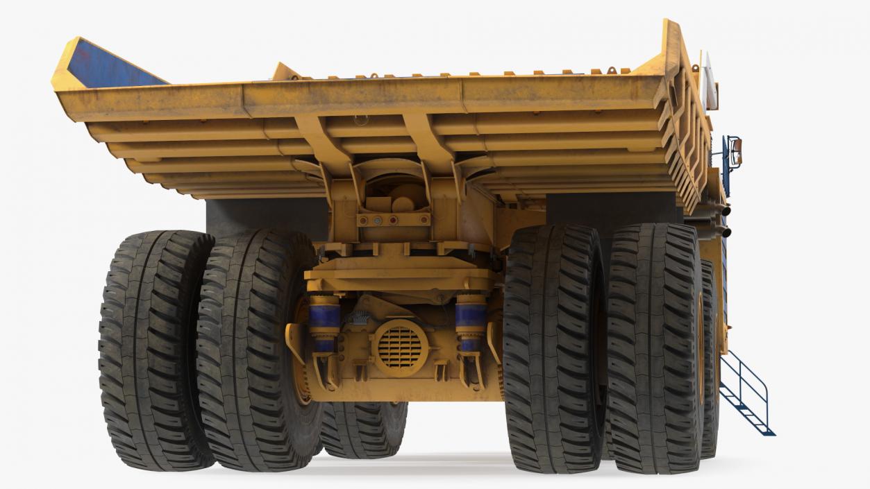 3D model Belaz 75710 Haul Truck Dirty Rigged