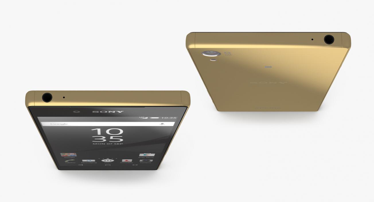 Sony Xperia Z5 Gold 3D model