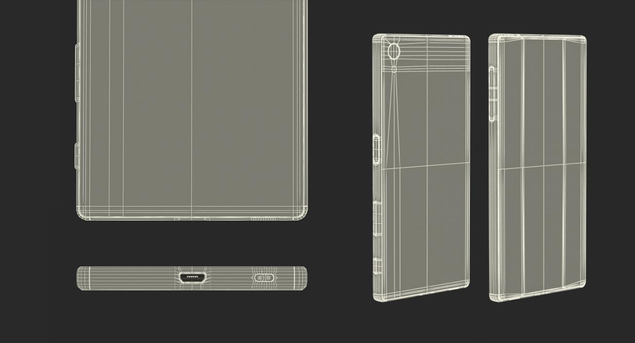 Sony Xperia Z5 Gold 3D model