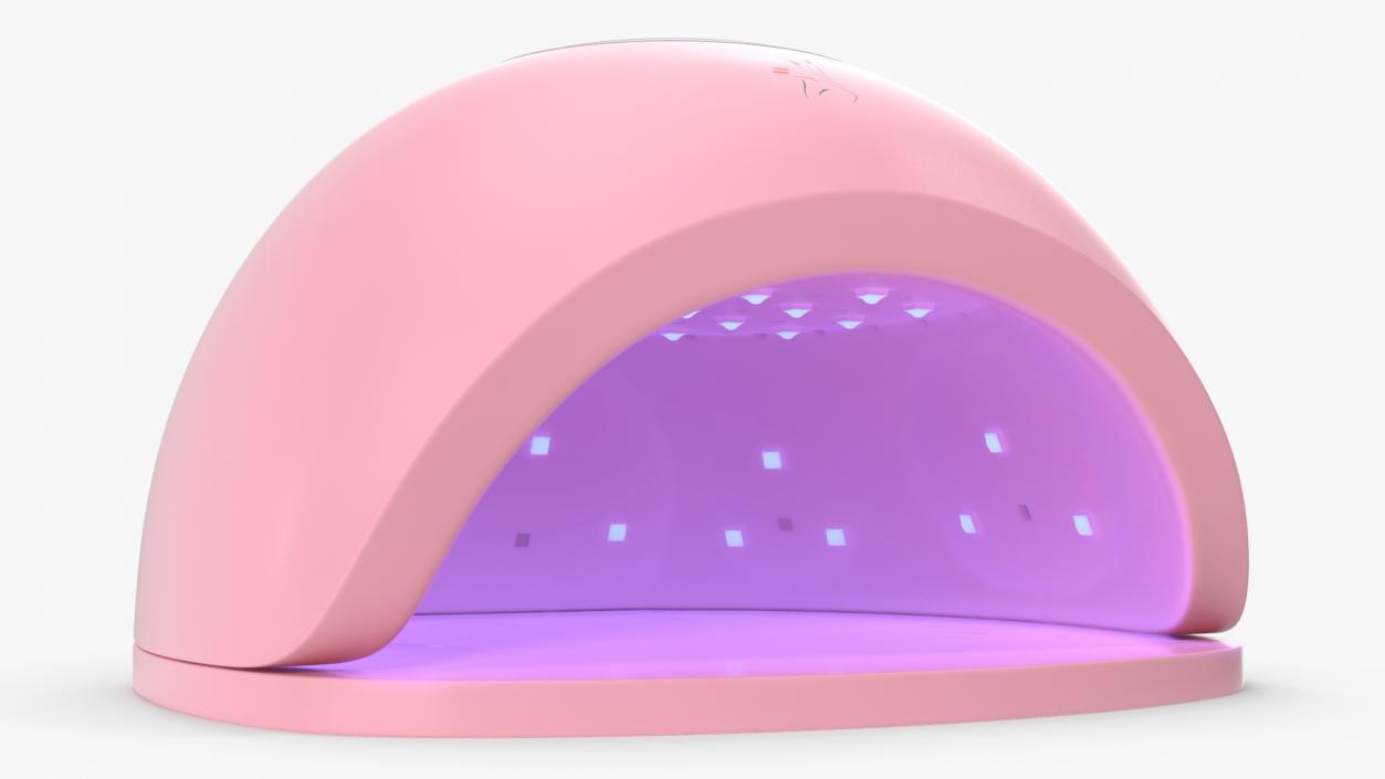 3D Manicure LED Lamp Pink On State