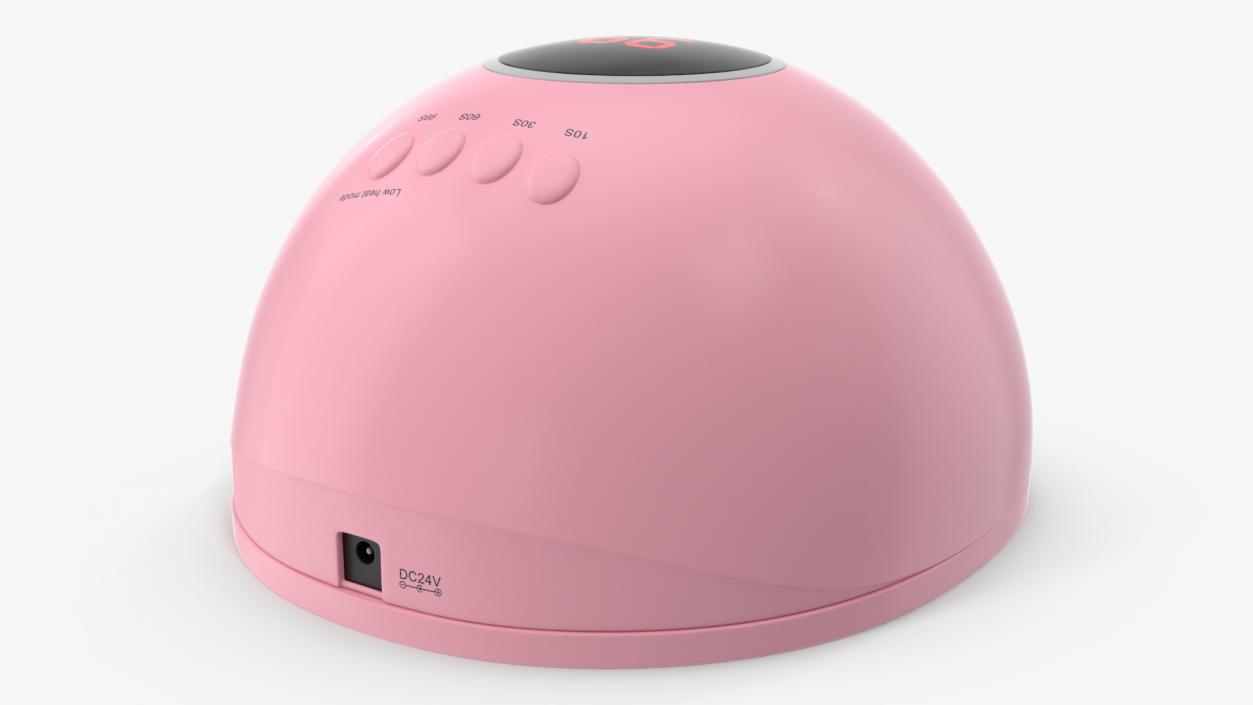 3D Manicure LED Lamp Pink On State