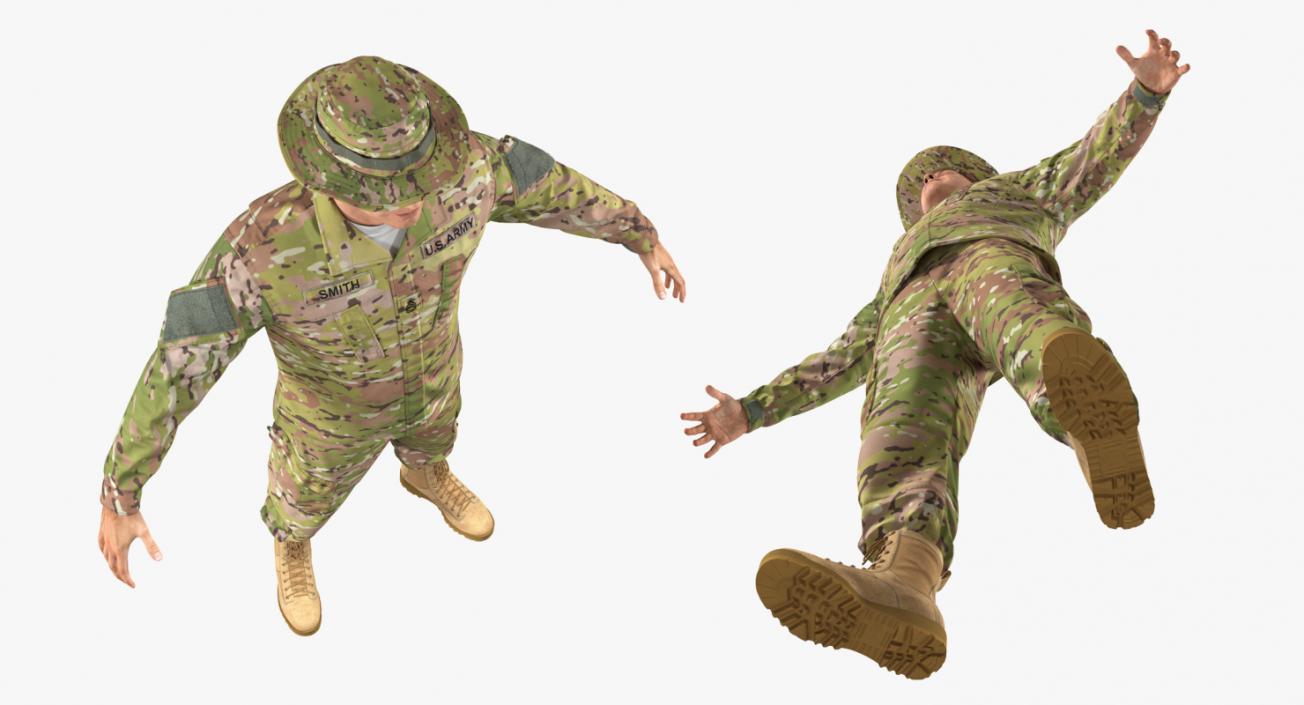 US Army Soldiers 3D Models Collection 3D