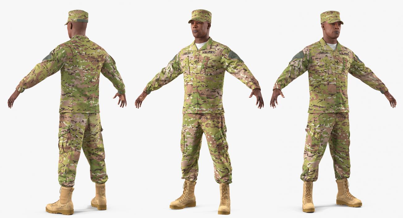 US Army Soldiers 3D Models Collection 3D