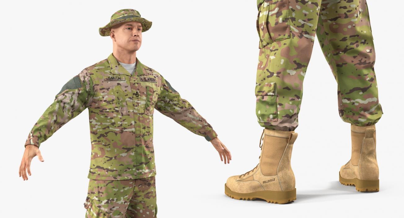 US Army Soldiers 3D Models Collection 3D