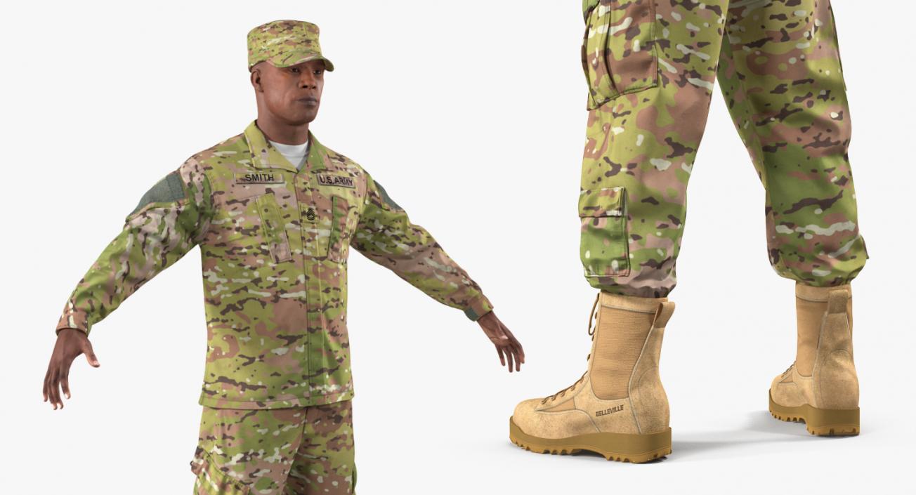 US Army Soldiers 3D Models Collection 3D