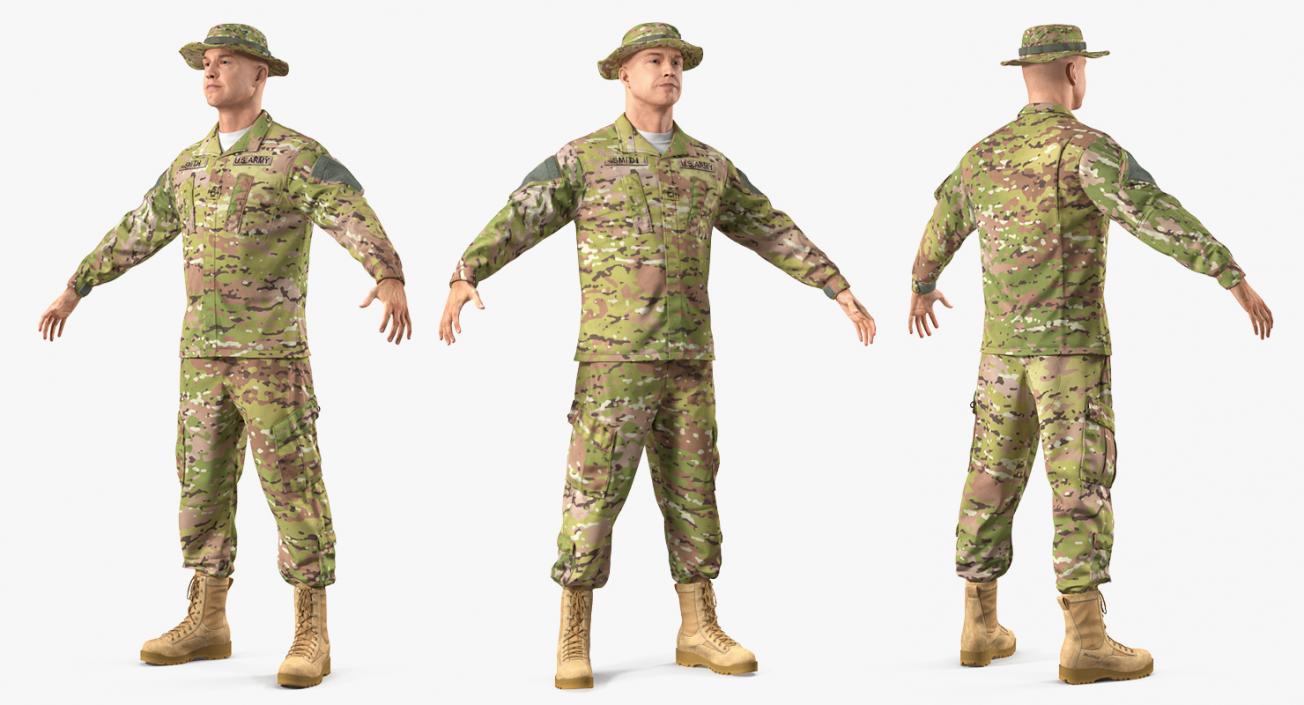 US Army Soldiers 3D Models Collection 3D