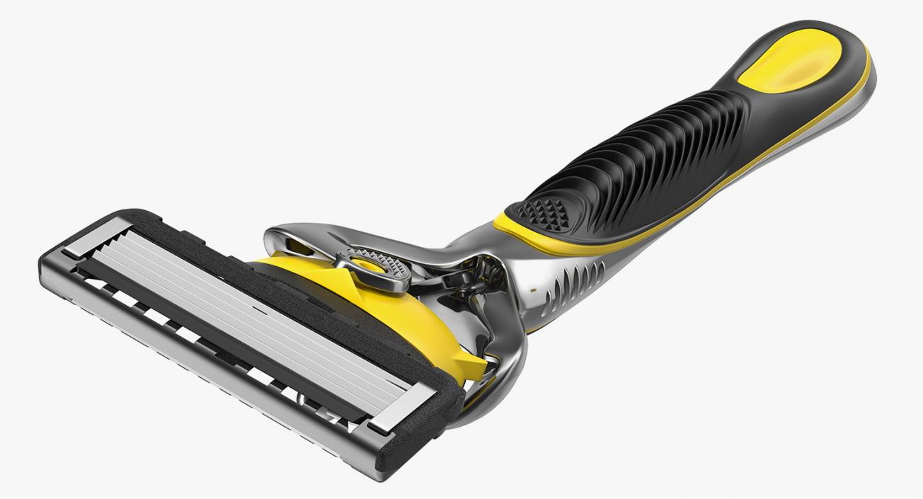 Shaving Razor with Stand 3D model