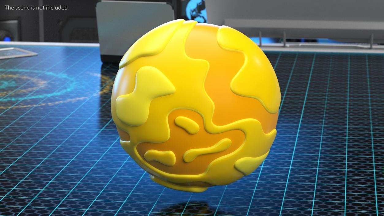 3D Cartoon Planets Collection