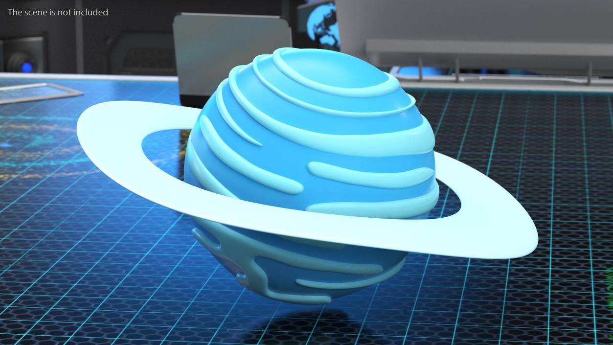 3D Cartoon Planets Collection