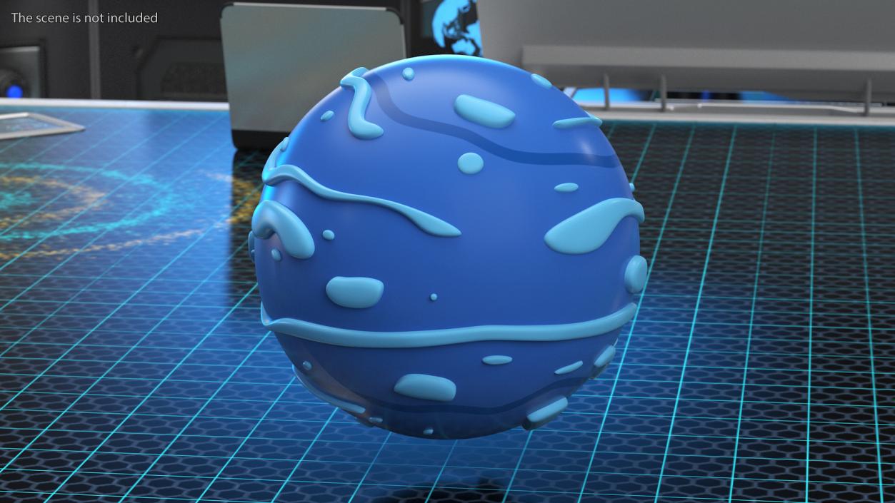 3D Cartoon Planets Collection