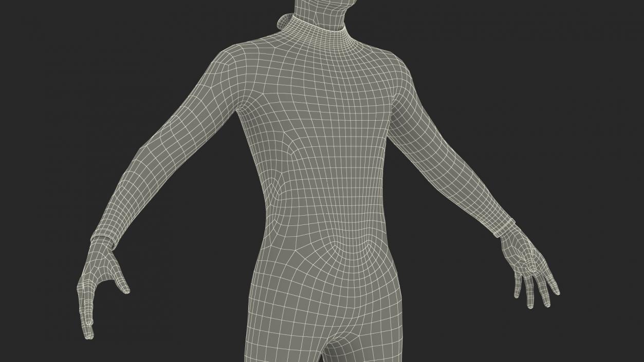 3D Man Wetsuit Cressi Full Version 2 model