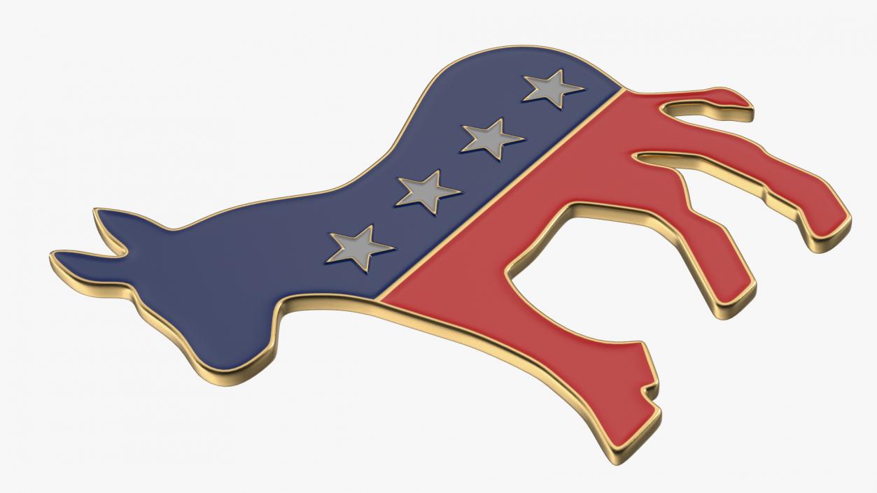 3D model Democratic Party Donkey Symbol