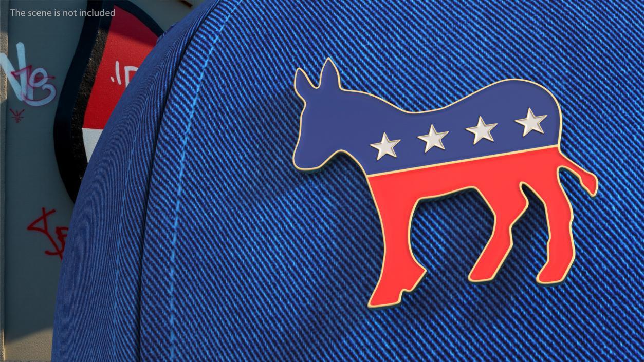 3D model Democratic Party Donkey Symbol