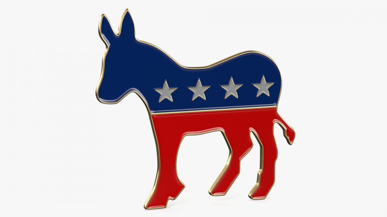 3D model Democratic Party Donkey Symbol