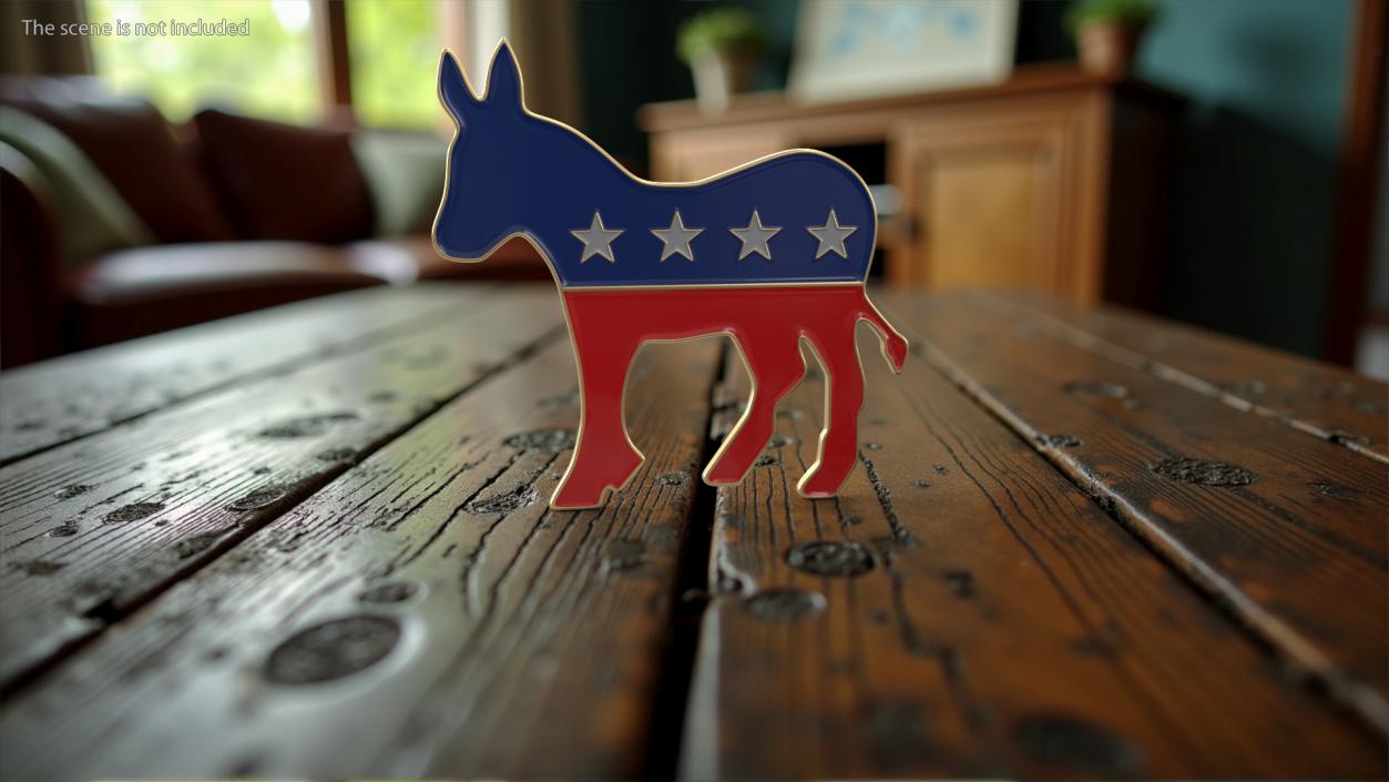 3D model Democratic Party Donkey Symbol