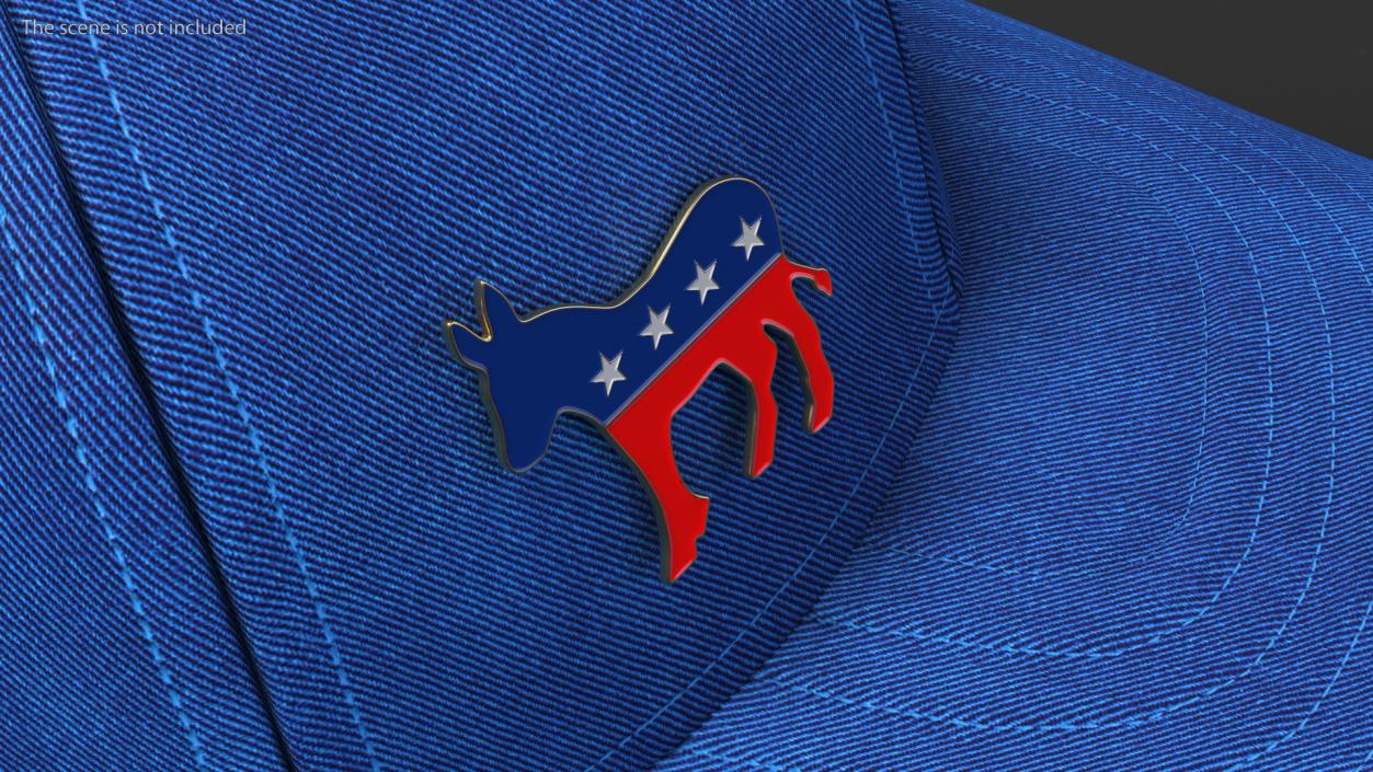 3D model Democratic Party Donkey Symbol