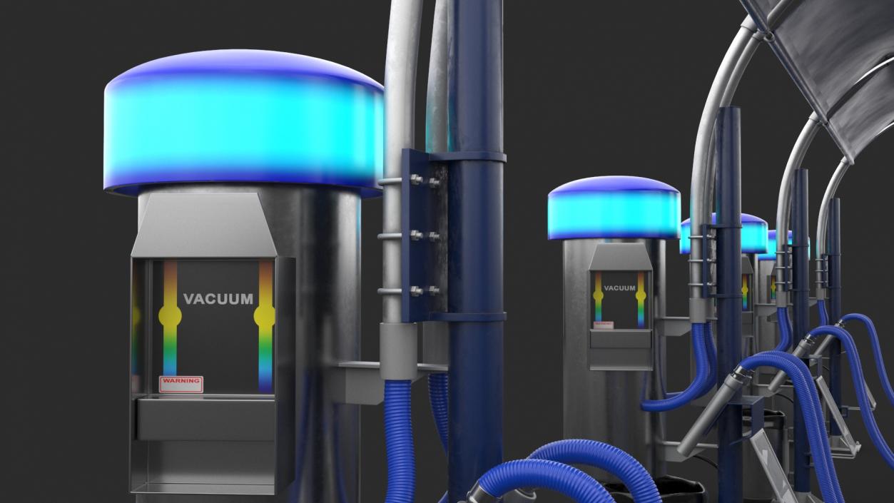 3D Car Wash Station with Vacuum Cleaner