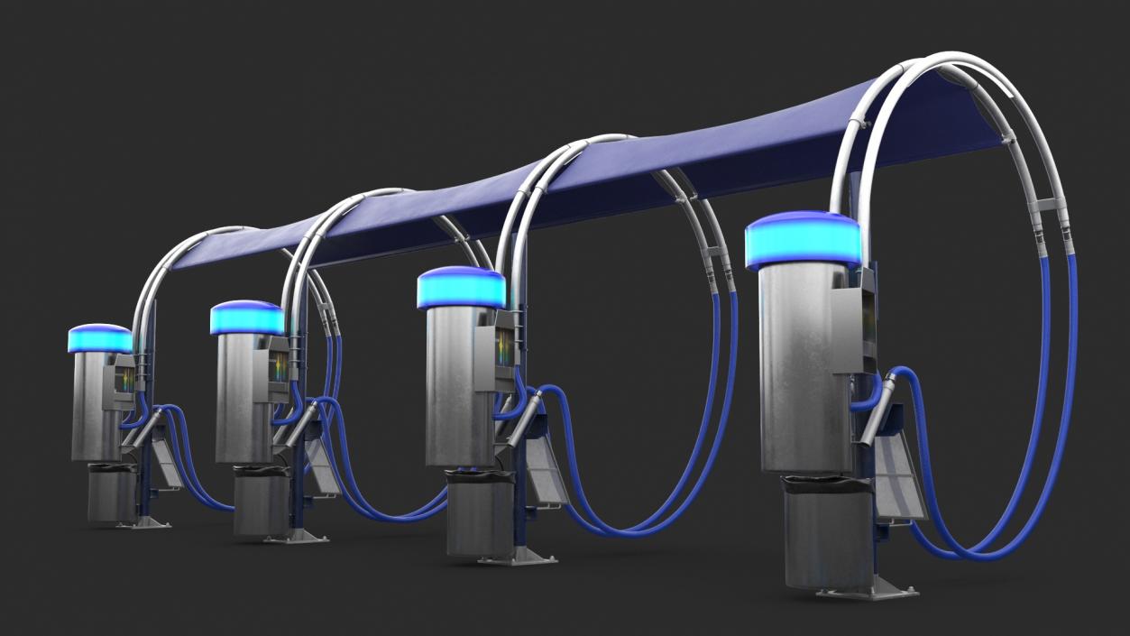 3D Car Wash Station with Vacuum Cleaner