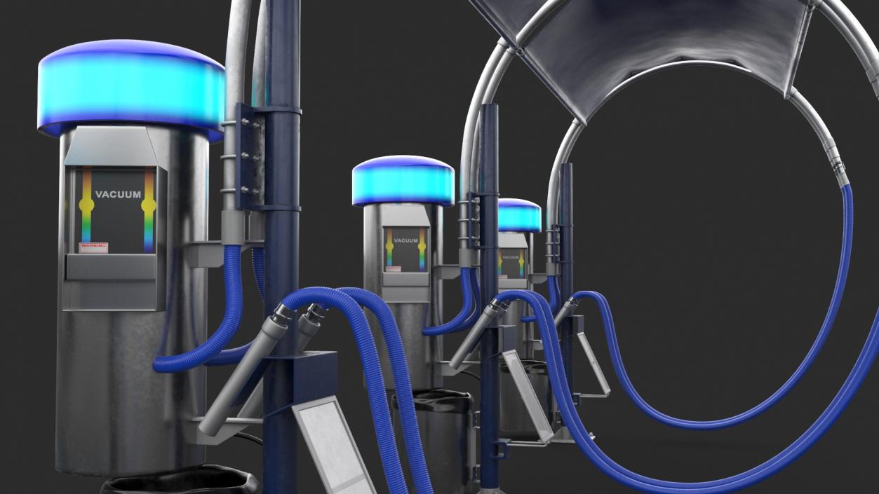 3D Car Wash Station with Vacuum Cleaner