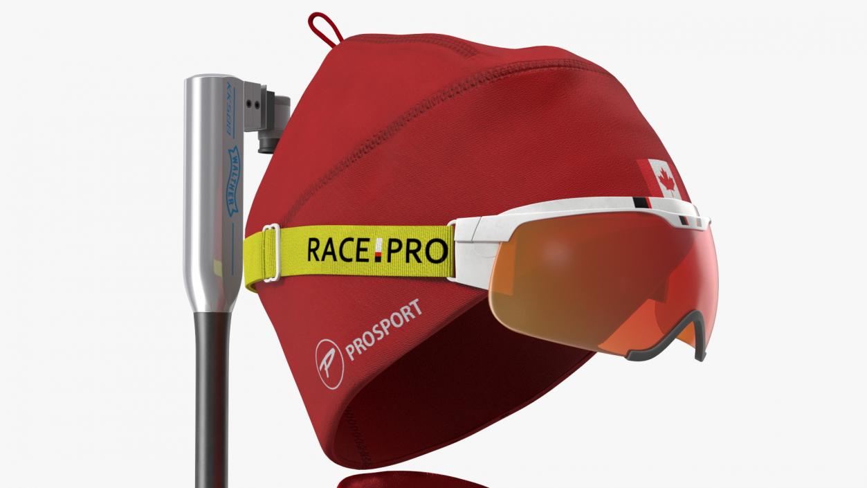 Biathlon Equipment Team Canada Set 3D model