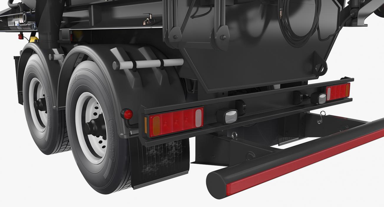 3D Semi Trailer Mixer model