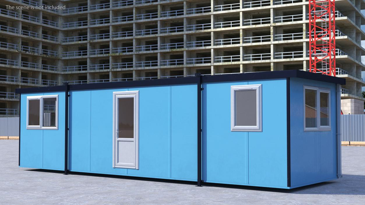 Prefabricated Portable Container Office 3D model