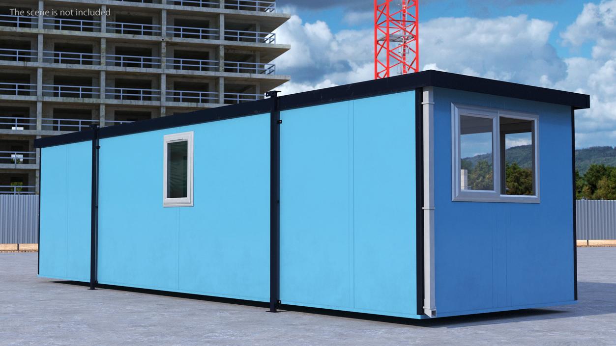 Prefabricated Portable Container Office 3D model