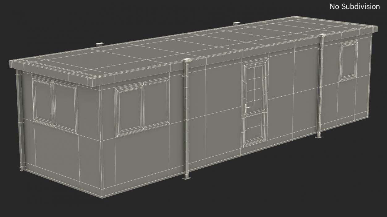 Prefabricated Portable Container Office 3D model