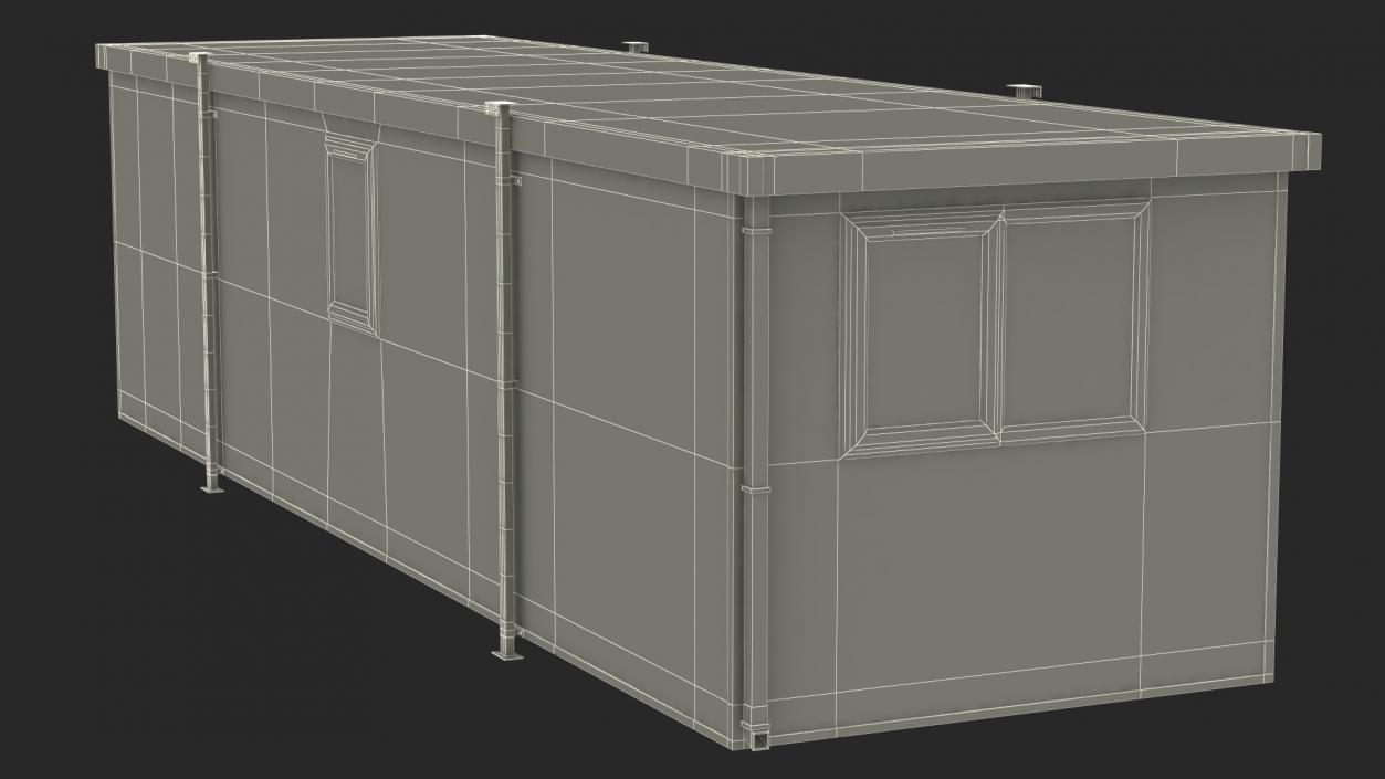 Prefabricated Portable Container Office 3D model