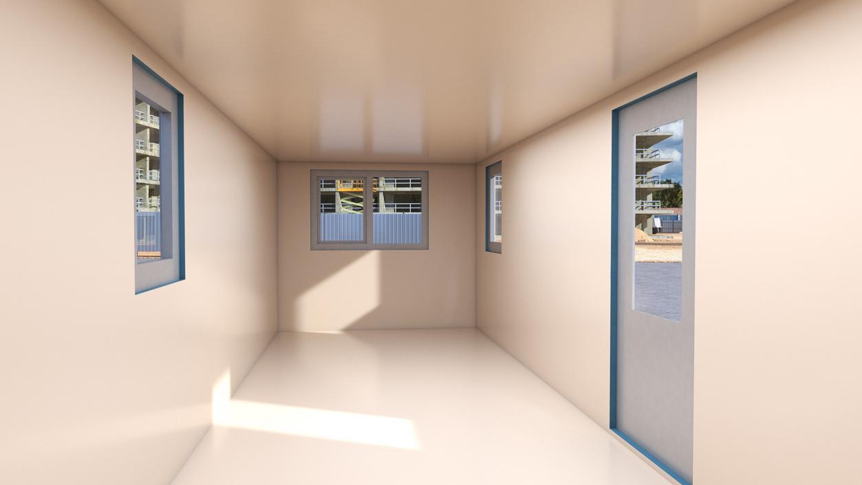 Prefabricated Portable Container Office 3D model