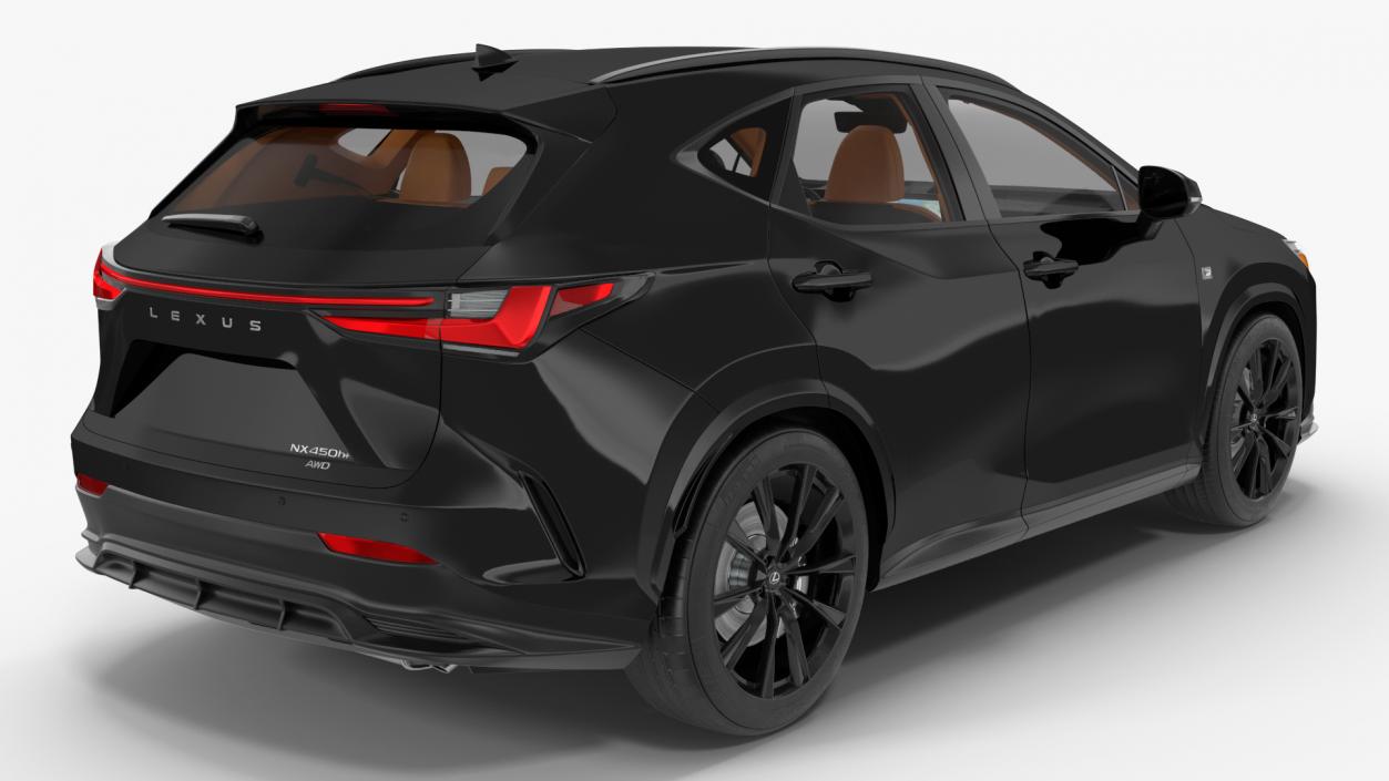 3D Lexus NX HYBRID 2024 Black