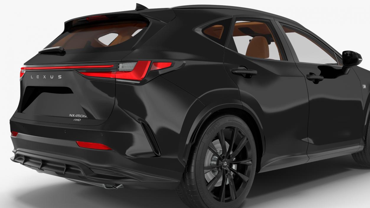 3D Lexus NX HYBRID 2024 Black