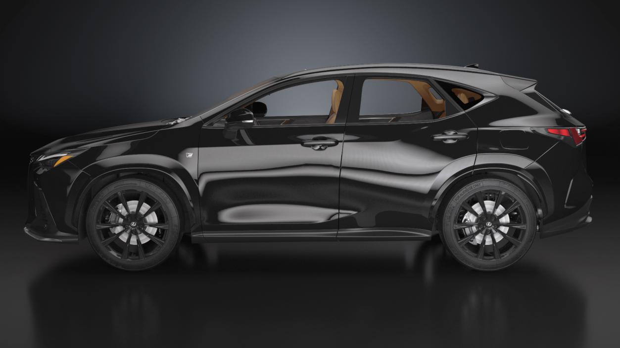 3D Lexus NX HYBRID 2024 Black