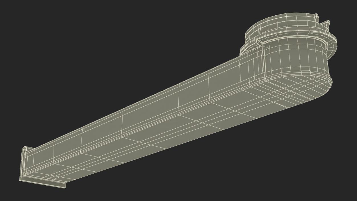 3D model Disassembled Pistol Keltek P50