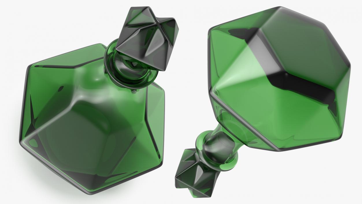 3D model Green Glass Decanter