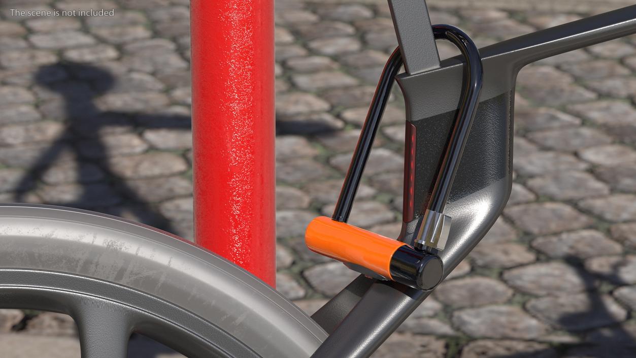 3D model Heavy Duty Bicycle U Lock