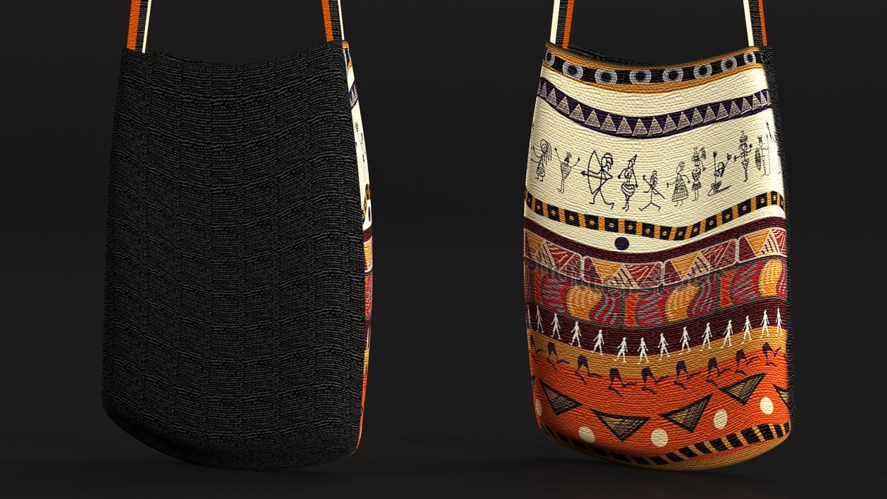 African Traditional Style Items Collection 3D