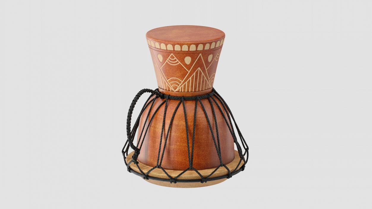 African Traditional Style Items Collection 3D