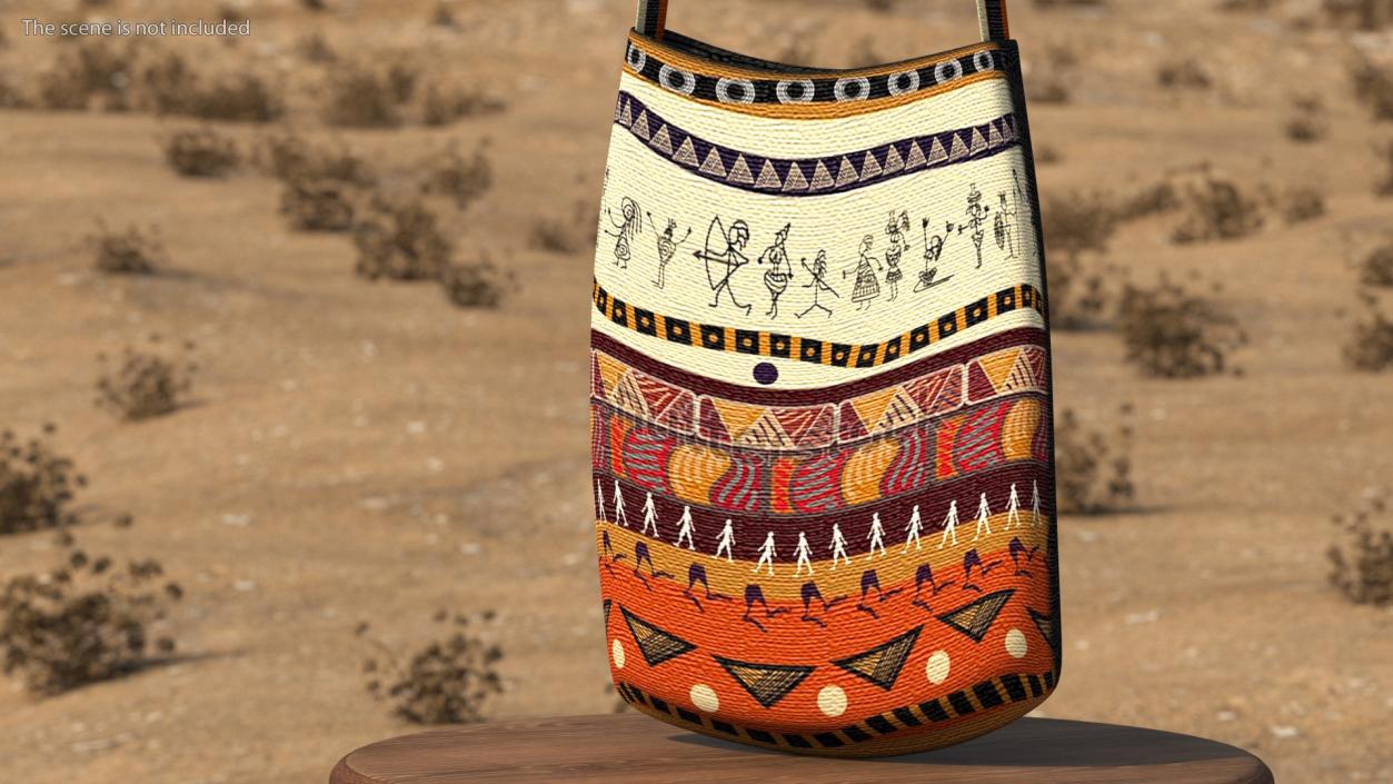 African Traditional Style Items Collection 3D