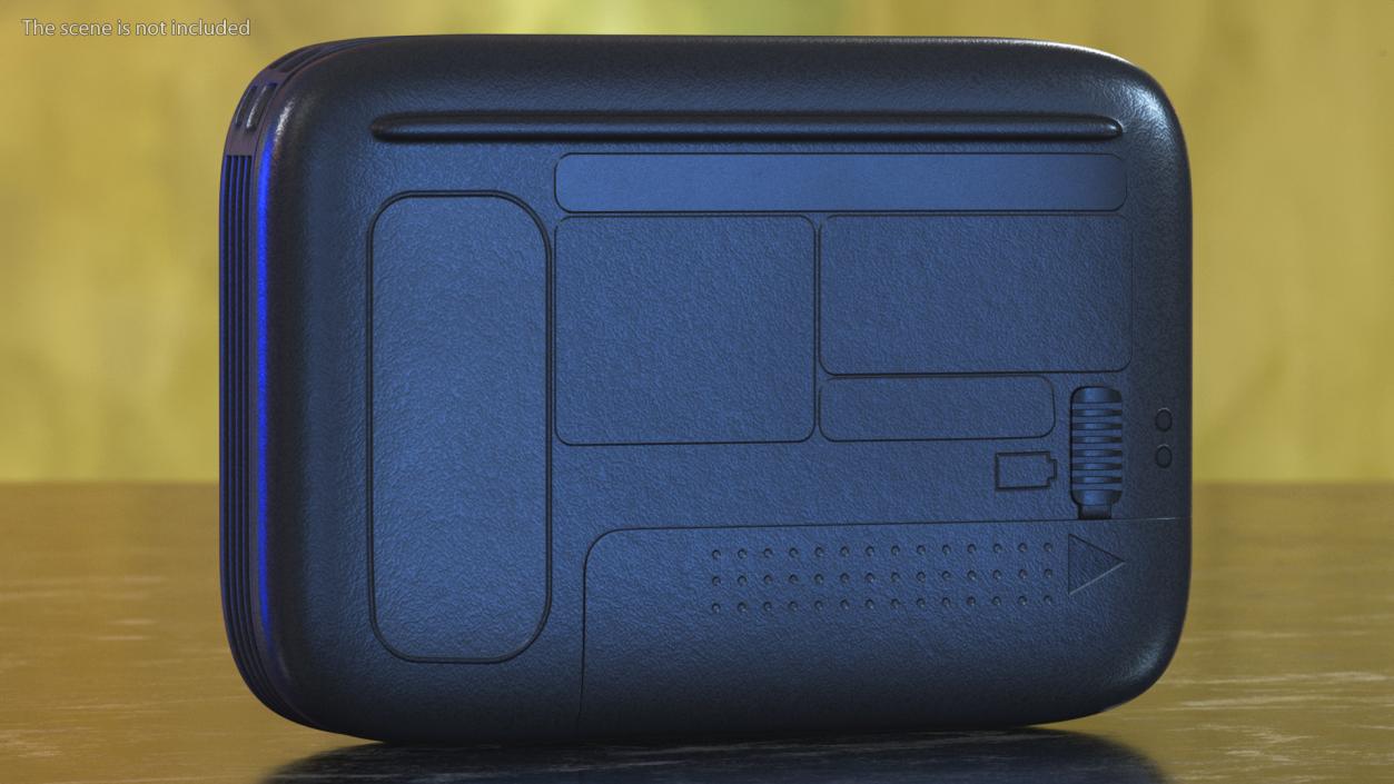 3D model Pager Screen On