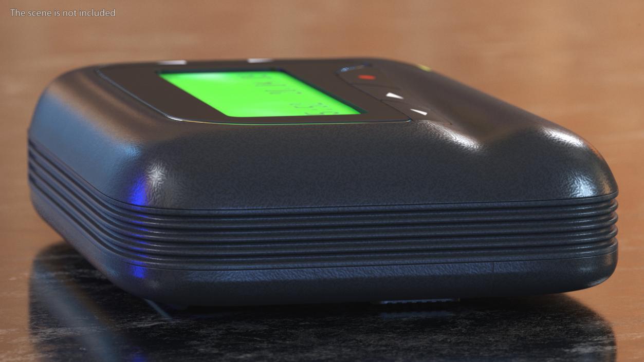 3D model Pager Screen On