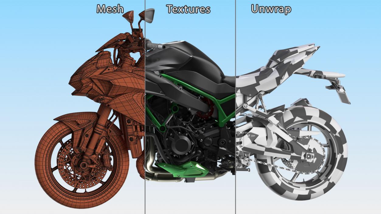 3D model Sportbike Motorcycle