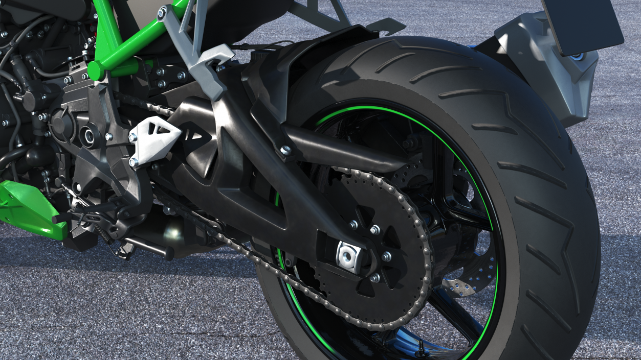 3D model Sportbike Motorcycle