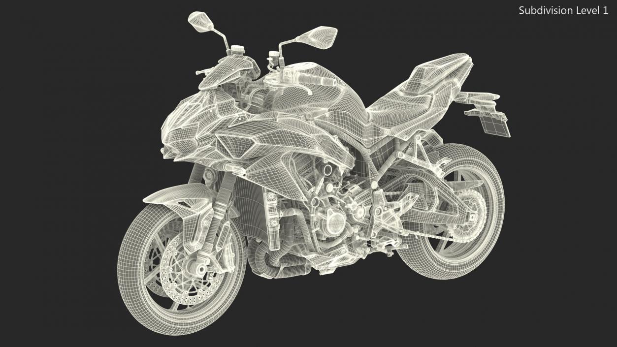 3D model Sportbike Motorcycle