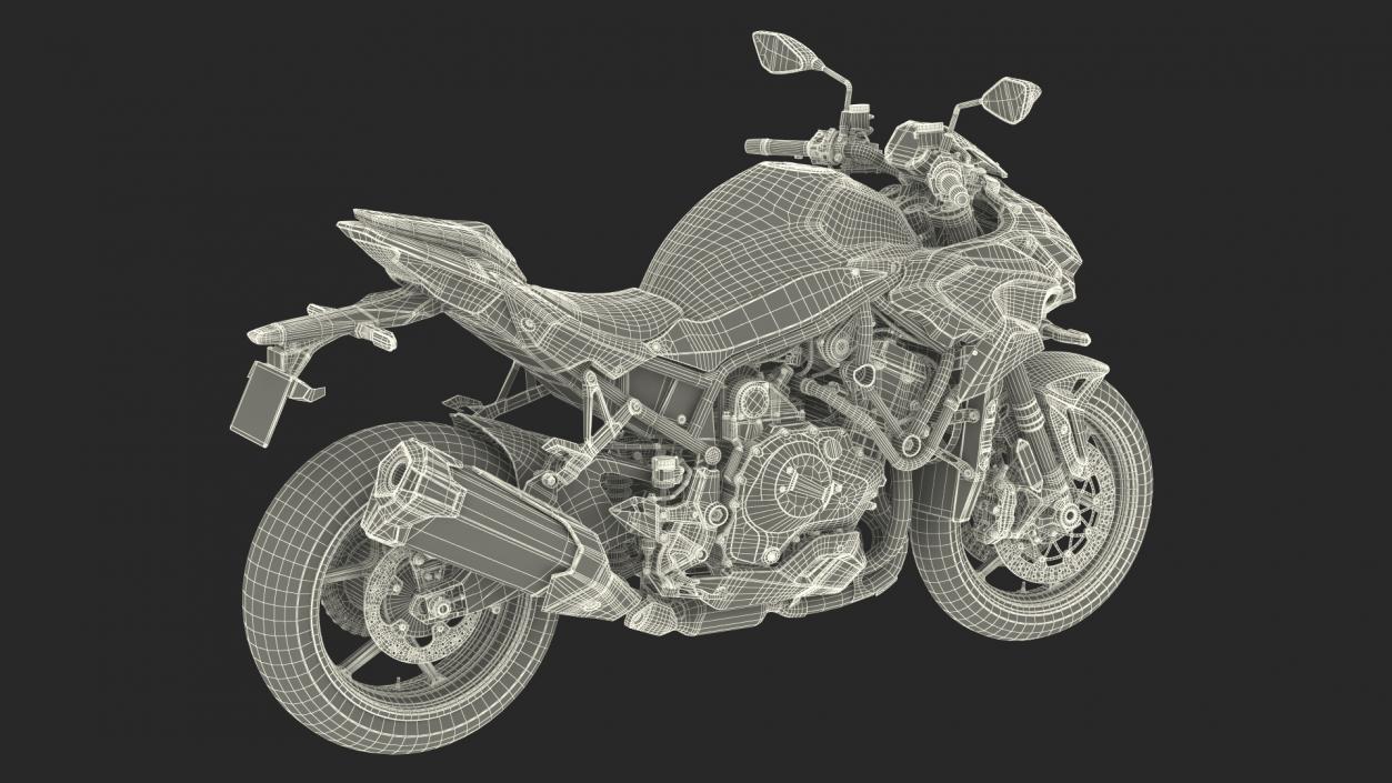 3D model Sportbike Motorcycle