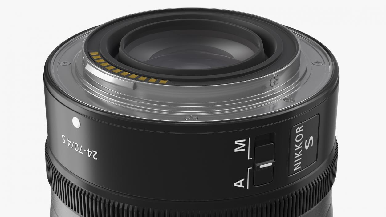 Nikon Z 24 70mm f4 S Camera Lens 3D