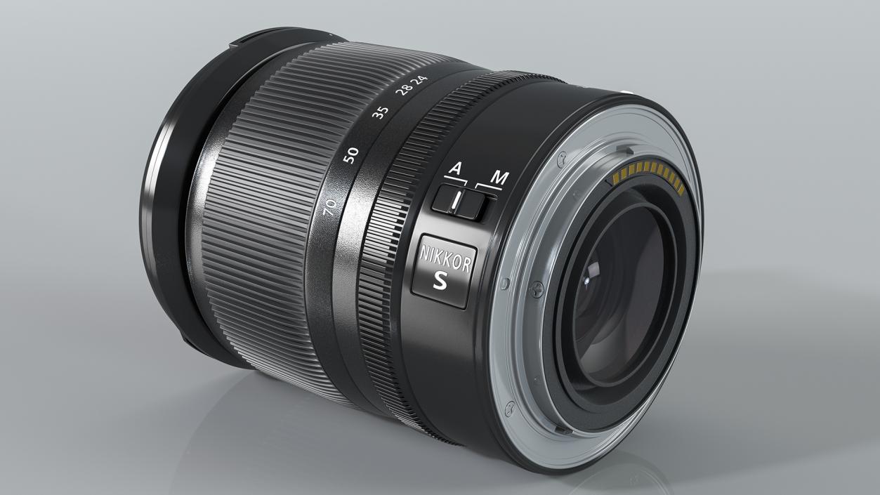 Nikon Z 24 70mm f4 S Camera Lens 3D