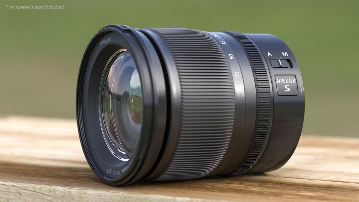 Nikon Z 24 70mm f4 S Camera Lens 3D