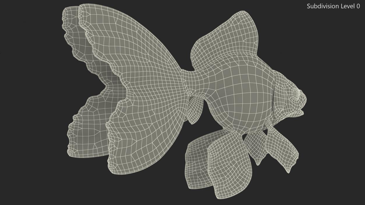 3D model Goldfish Rigged