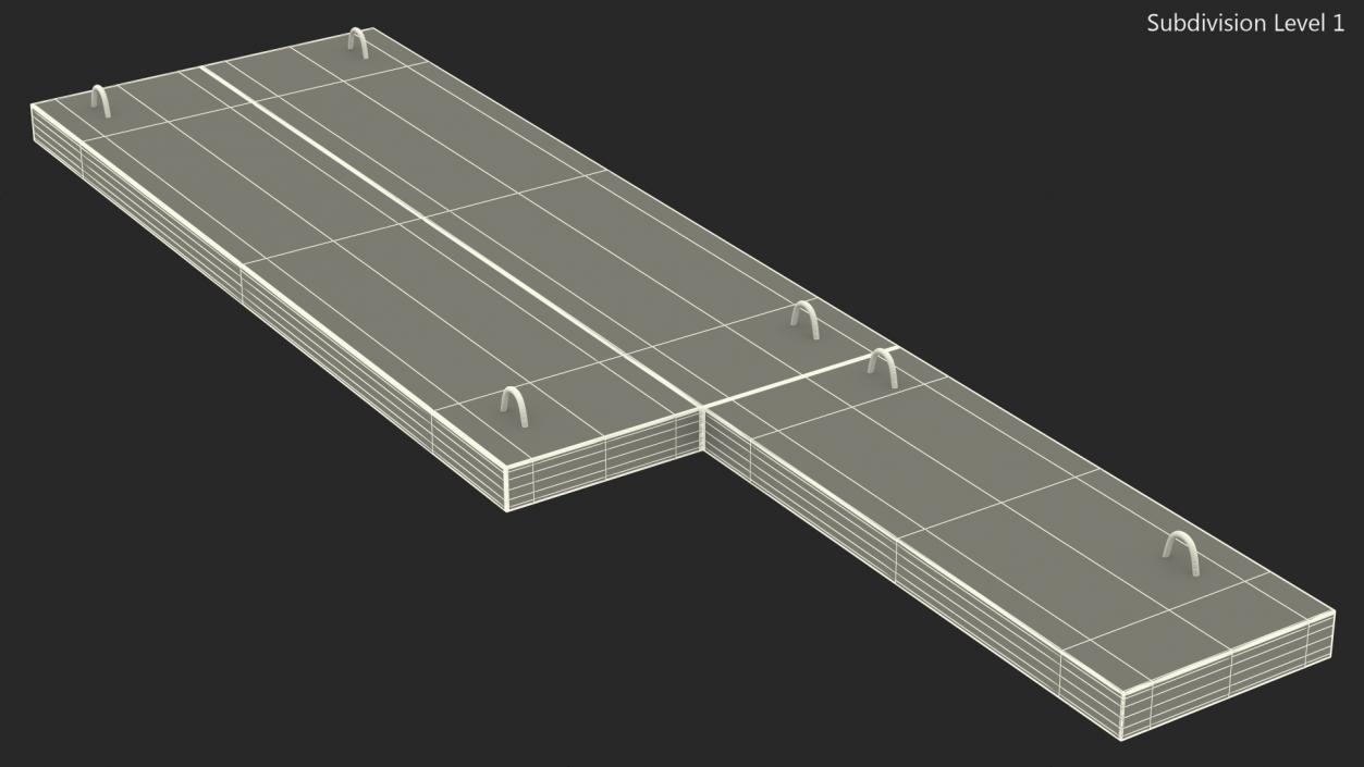 3D model Floor Concrete Panel